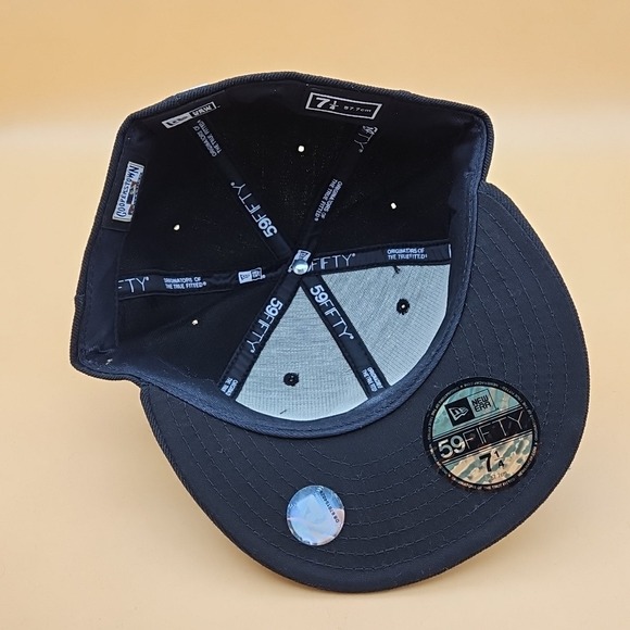 Atlanta Braves Hat Cap New Era Fitted Size 7 1/4 Chief Noc-A-Homa Cooperstown - Picture 7 of 9